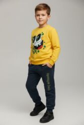 Tavalar: Uşaq idman dəsti – 2 hissə - Üst: sarı rəngli, uzunqollu sweatshirt lalafo.az -da Tavalar: Uşaq idman dəsti – 2 hissə - Üst: sarı rəngli, uzunqollu sweatshirt