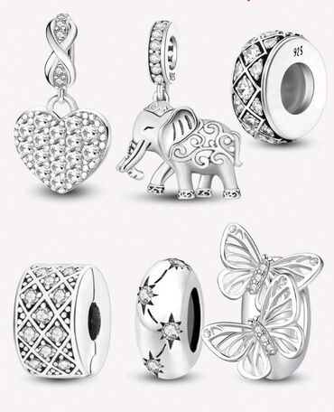 Privesci za nakit: Pandora, Materijal: Cirkon, Srebro, Novo na lalafo.rs — 7 Privesci za nakit: Pandora, Materijal: Cirkon, Srebro, Novo — 7