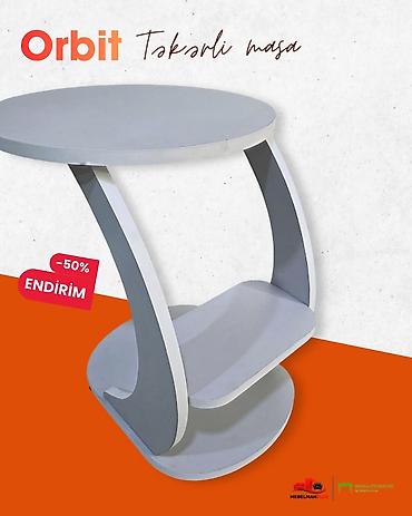 tek stolar: Jurnal masası, Yeni, Açılmayan, Laminat, Oval masa — 8