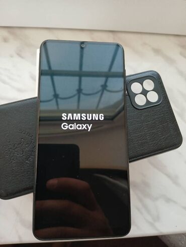 samsung 50tu7140: Samsung Galaxy A22, 64 GB, rəng - Qara, Sensor, Barmaq izi, İki sim kartlı