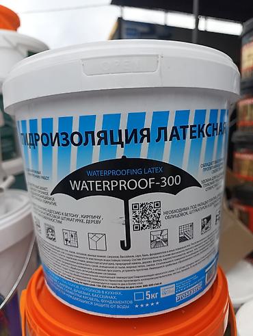 Гидроизоляция латексная ProMaster WATERPROOF-300, ведро 5 кг.на 20-25