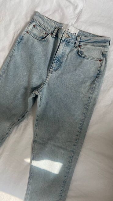 джинсы 27: Джинсы и брюки, цвет - Голубой, Новый
