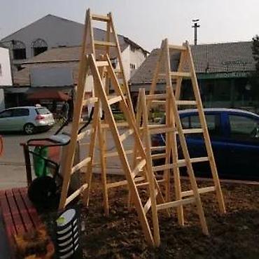 sluci: DRVENE MERDEVINE 4 GAZISTA NOVE DUZINA OKO 160 CM AKCIJA | Cene nisu — 8