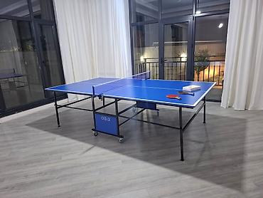 Digər idman və istirahət malları: YENİDİR Yigilib acilan,rahat dasinan tekerli tenis stolu. Olculeri — 4