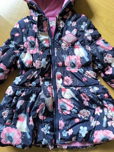 Jakne, kaputi i prsluci: Zimska jakna za devojcice sa kapuljačom,original Lee Cooper šarena – — 5