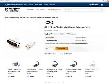 Druga oprema za računare i laptopove: USB na paralelni adapter kabl (USB-A na Centronics 36-pin) – konverter — 13