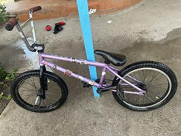 велик cube: BMX-велосипед для стрит/флэт/парка. - Рама: стальная, цвет лиловый с — 1