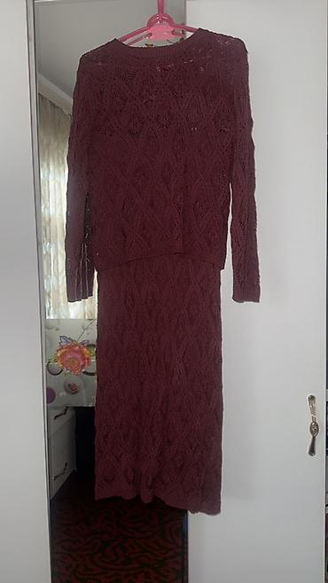 Повседневные платья: Женская одежда, трикотаж 1) Платье-свитер молочного цвета. - Прямой — 5