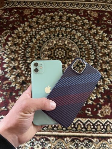 samsung flip 6 бишкек: IPhone 11, Зеленый, Чехол