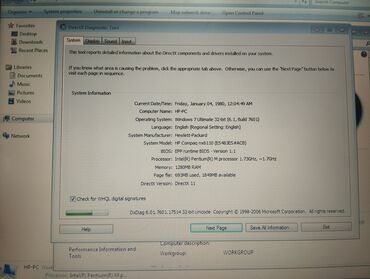 HP: HP Compaq nc6110 noutbuk - Ekran: 15.0" mat LCD - Prosessor: Intel — 11