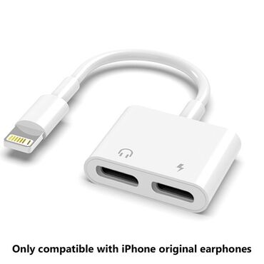 переходник для айфона наушники: Аудиоадаптер 2 в 1, зарядный кабель для наушников для iPhone Aux Jack