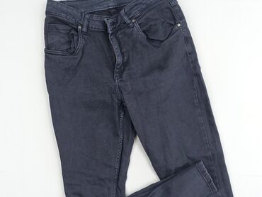 spodnie jeans damskie wysoki stan: Jeansy damskie, S