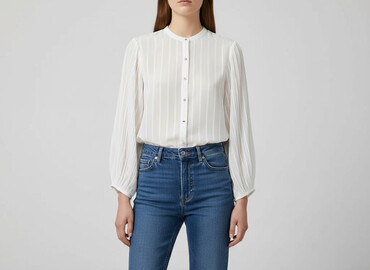 zara bluzki z piórami: Zara, Women's blouse, size L
