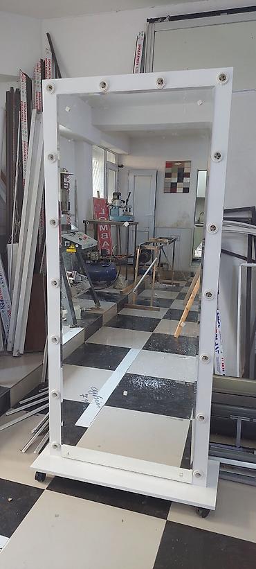 ev dekor: Güzgü Divar üçün, Düzbucaqlı, Makiyaj üçün — 3