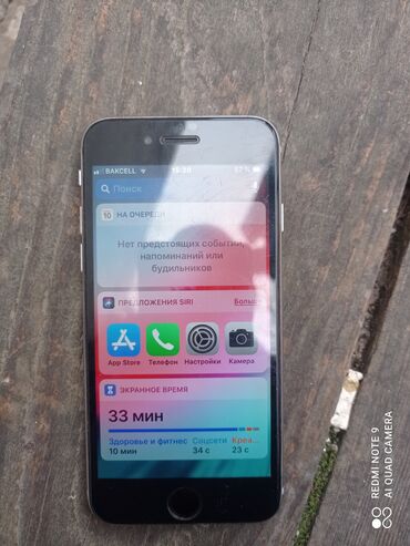 Apple iPhone: IPhone 6, 16 GB, Gümüşü, Barmaq izi — 6