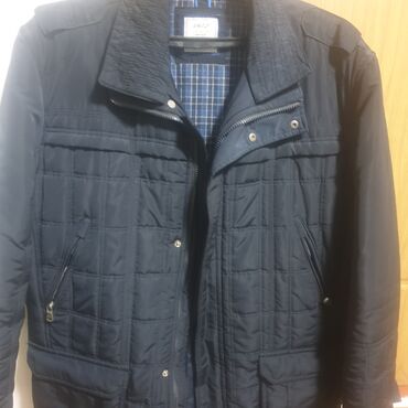мужская куртка кожаная: Куртка 5XL (EU 50), 6XL (EU 52), цвет - Синий