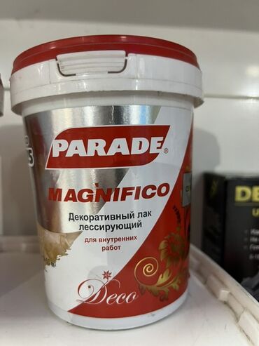 полировочная машинка: Декоративный лак Parade Magnifico предназначен для внутренних работ