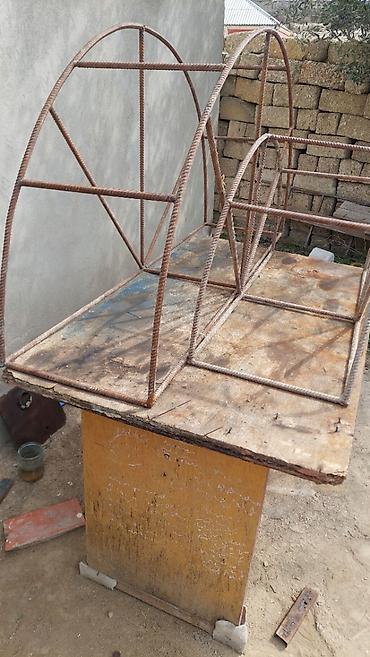 a frame ev tikintisi: Ev tikənlər üçün metal karkazı.Arko qapı pəncərələr üçün.Ölçülər — 2