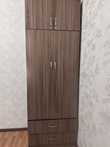 шкафы для дом: Шкаф для одежды, Прямой, ЛДСП