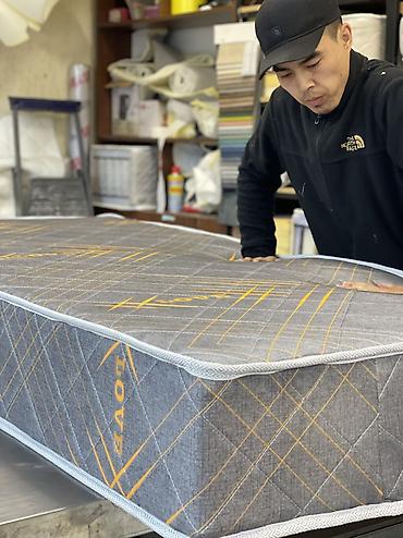 Спальные матрасы: Спальный матрас, Двуспальный, Пружинный, Высокоэластичная пена, Матрасы средней жесткости — 20