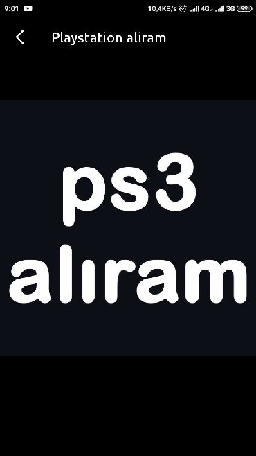 Playstation3 şişirdilmiş
qiymetlerle Narahat etmeyin