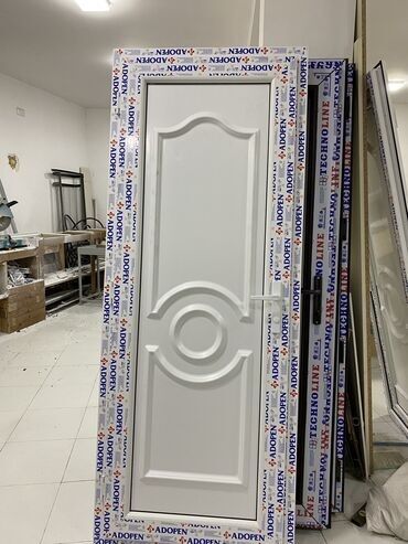 Plastik pəncərələr: Yeni İkiqat şüşə paketi Plastik pəncərə, Еni: 100 sm, Uzunluğu: 100 sm — 4