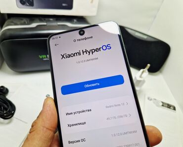 Redmi: Redmi, Redmi Note 12, Б/у, 256 ГБ, цвет - Синий, 1 SIM, eSIM, 2 SIM — 14