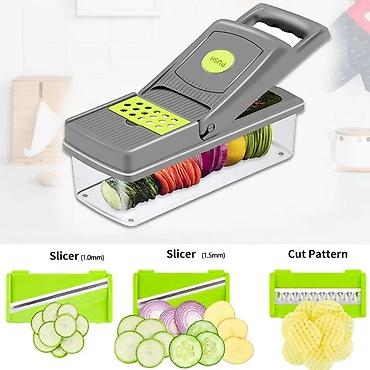 электрический нож: Овощерезка nicer dicer Чоппер 14в1 — 5