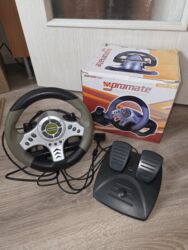 джойстик сега мега драйв 2: Игровой руль с педалями Defender (Multimedia Racing Wheel) -