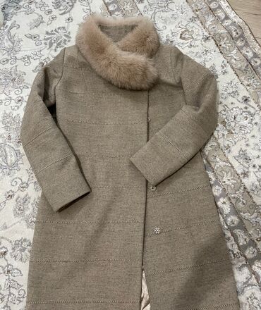 Верхняя одежда: Пальто, Классика, Зима, Длинная модель, 2XL (EU 44), 3XL (EU 46)