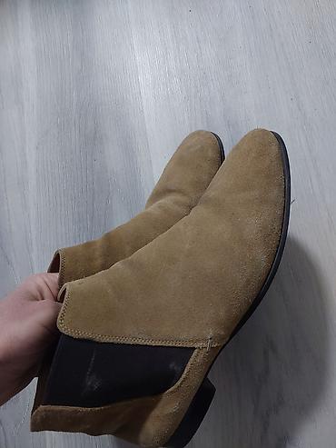 пальто zara: Zara Kişi üçün süet Chelsea tipli botlar - Model: Chelsea bot - — 7