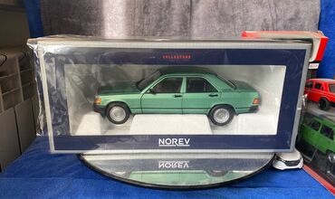 Avtomobil modelləri: Коллекционная модель Mercedes-Benz 190E W201 green metallic 1982