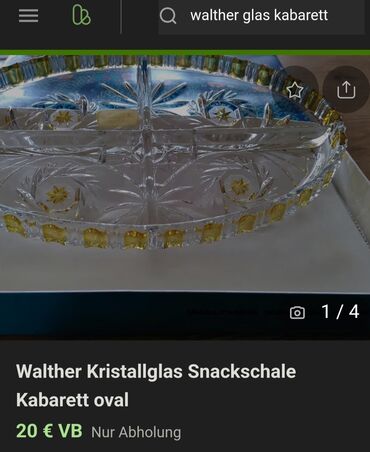 Ostalo posuđe: Tanjir Walther kristal Nemacka 80te. Tanjir perfektno ocuvan,nigde na lalafo.rs — 3 Ostalo posuđe: Tanjir Walther kristal Nemacka 80te. Tanjir perfektno ocuvan,nigde — 3