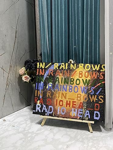 гул картинка: Картина на холсте «In Rainbows — Radiohead» (интерпретация обложки — 1