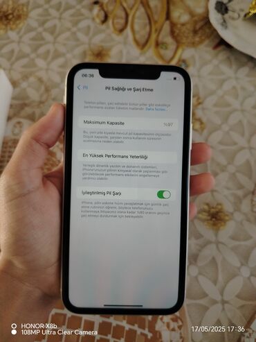 Apple iPhone: IPhone 11, 128 GB, Ağ, Barmaq izi, Face ID