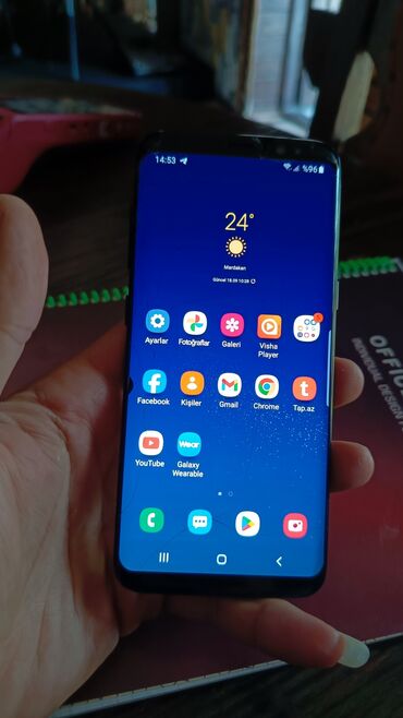 stativ telefon: Samsung Galaxy S8, 64 GB, rəng - Qara, Qırıq, Sensor, Barmaq izi