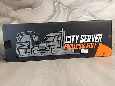 truck: Игровой набор City Server “Endless Fun”: автотрейлер с экскаватором - — 3