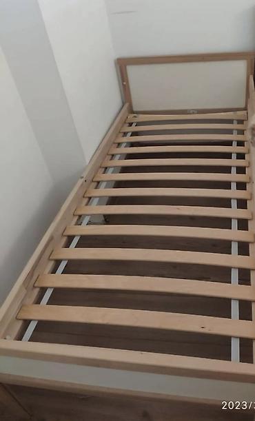 Беговые дорожки: Продаю комплектом: • Кровать IKEA SNIGLAR, массив бука, размер 70×160 — 9