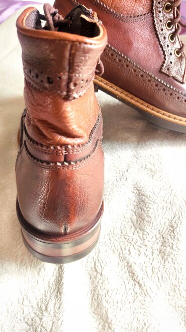 Botinkalar: Məhsul: Türkyə Fabrik istisali. Kişi üçün dəri broq (chelsi) çəkmələr — 7