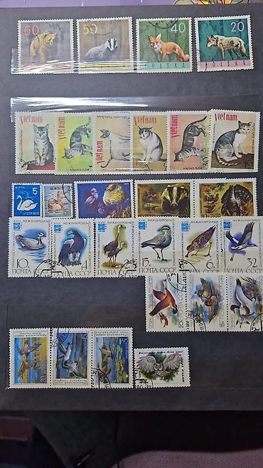 Марки: Коллекция почтовых марок с орнитологической и микологической — 6