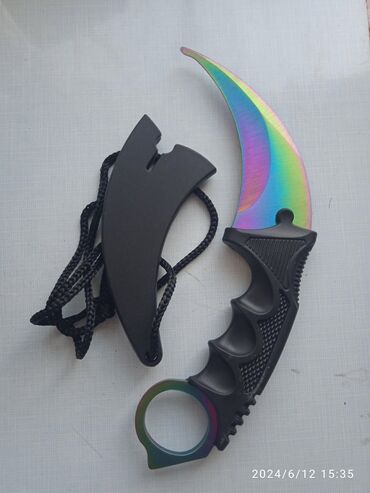 охотничие ножи: Нож фиолетовый цвет