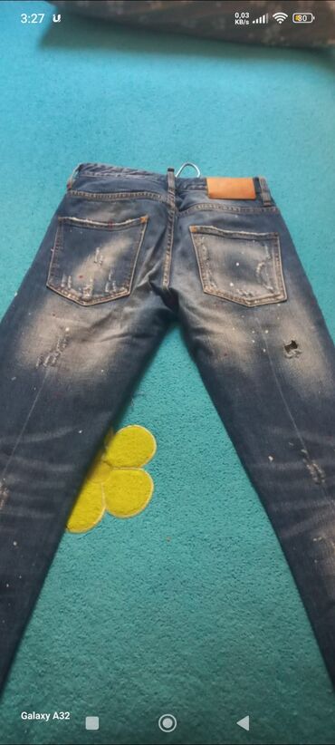 ev üçün qadın şap şapları baletkalar: Мужские джинсы, Dsquared2, 2XS (EU 32)