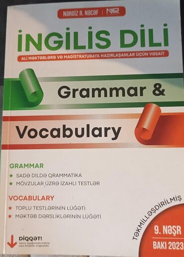 nergiz necef ingilis dili pdf 2024: İngilis dili