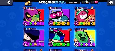 Digər: Brawl stars hesapı satılır çox təcili ucuz qiymətə 27448 kupa 75 — 4