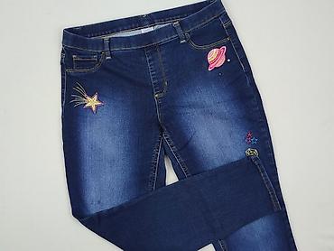 suknia na wesele plus size: Spodnie jeansowe, 14 lat, 158/164, stan - Dobry — 1