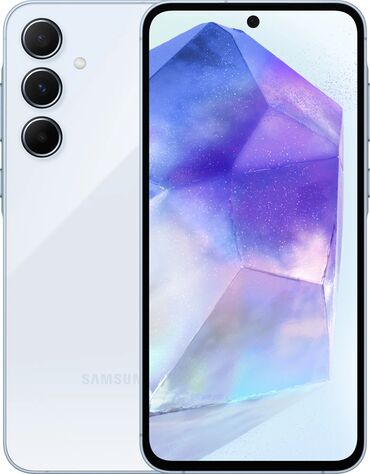 купить бу пк игровой: Samsung Galaxy A55, Колдонулган, 128 ГБ, түсү - Ак, 2 SIM