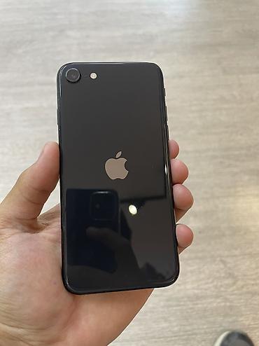 series 8: IPhone SE 2020, Б/у, 64 ГБ, Jet Black, Защитное стекло, Коробка, Чехол, 77 % — 1