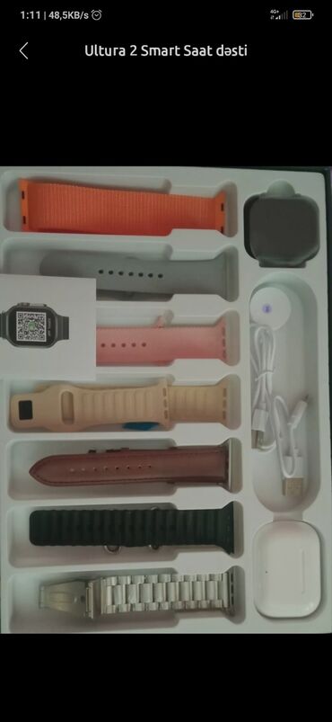 smart saat: Yeni, Smart saat, Apple, Suya davamlı, rəng - Qara