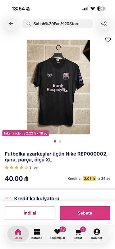 Futbolkalar: Sabah FK azarkeş futbolkası Yenidir. Geyinilməyib. Hədiyyə olunub — 2