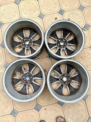 диски на 221: Литые Диски R 17 Subaru, Комплект, отверстий - 5, Б/у — 2